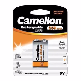 Camelion Oppladbart 9V batteri 250 mah